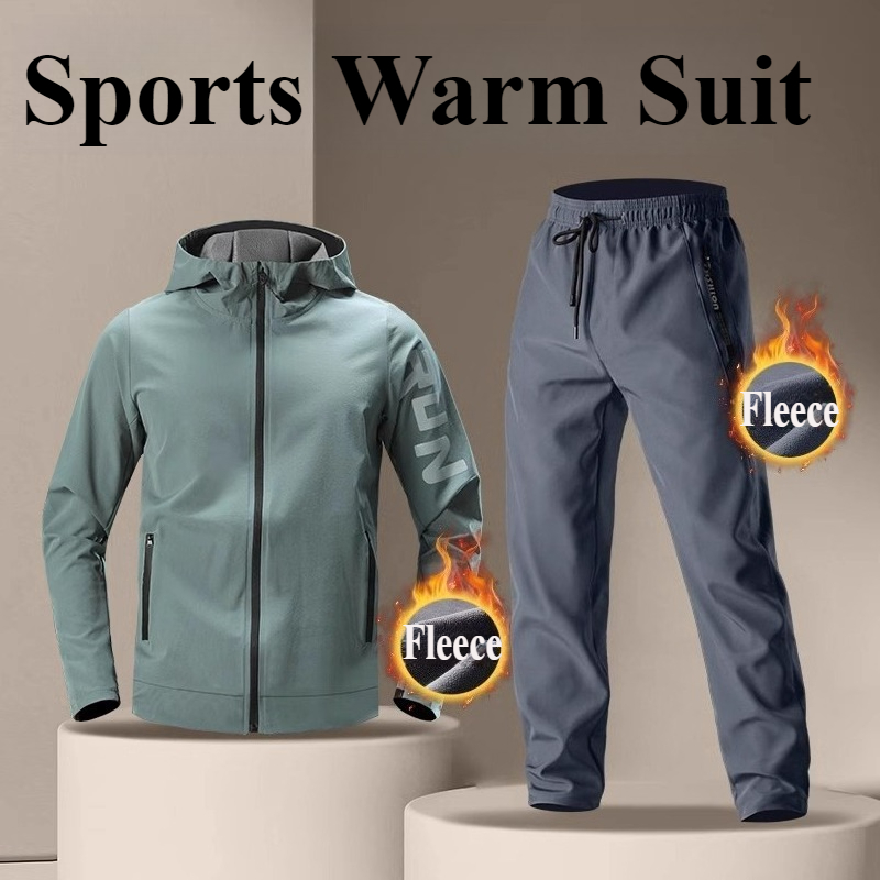 Men's Warm Fleece Sportswear S - Running Gear Outfit recension och pris