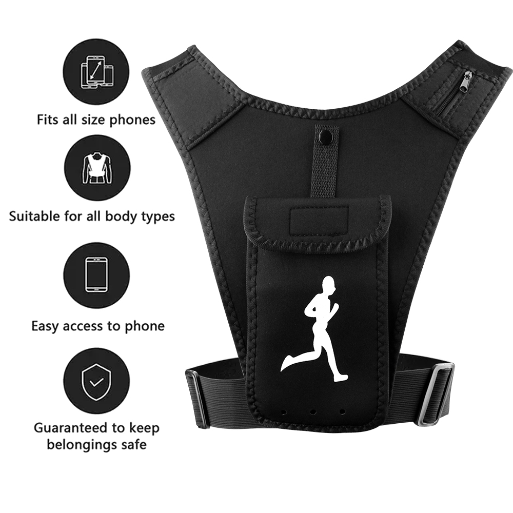 Adjustable Running Vest Phone  - Running Gear Train recension och pris