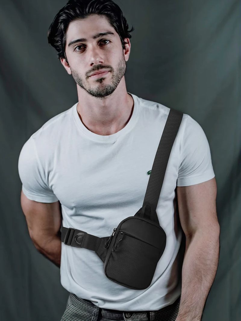 Casual Men Shoulder Chest Bag  - Running Gear To Hold Phone recension och pris