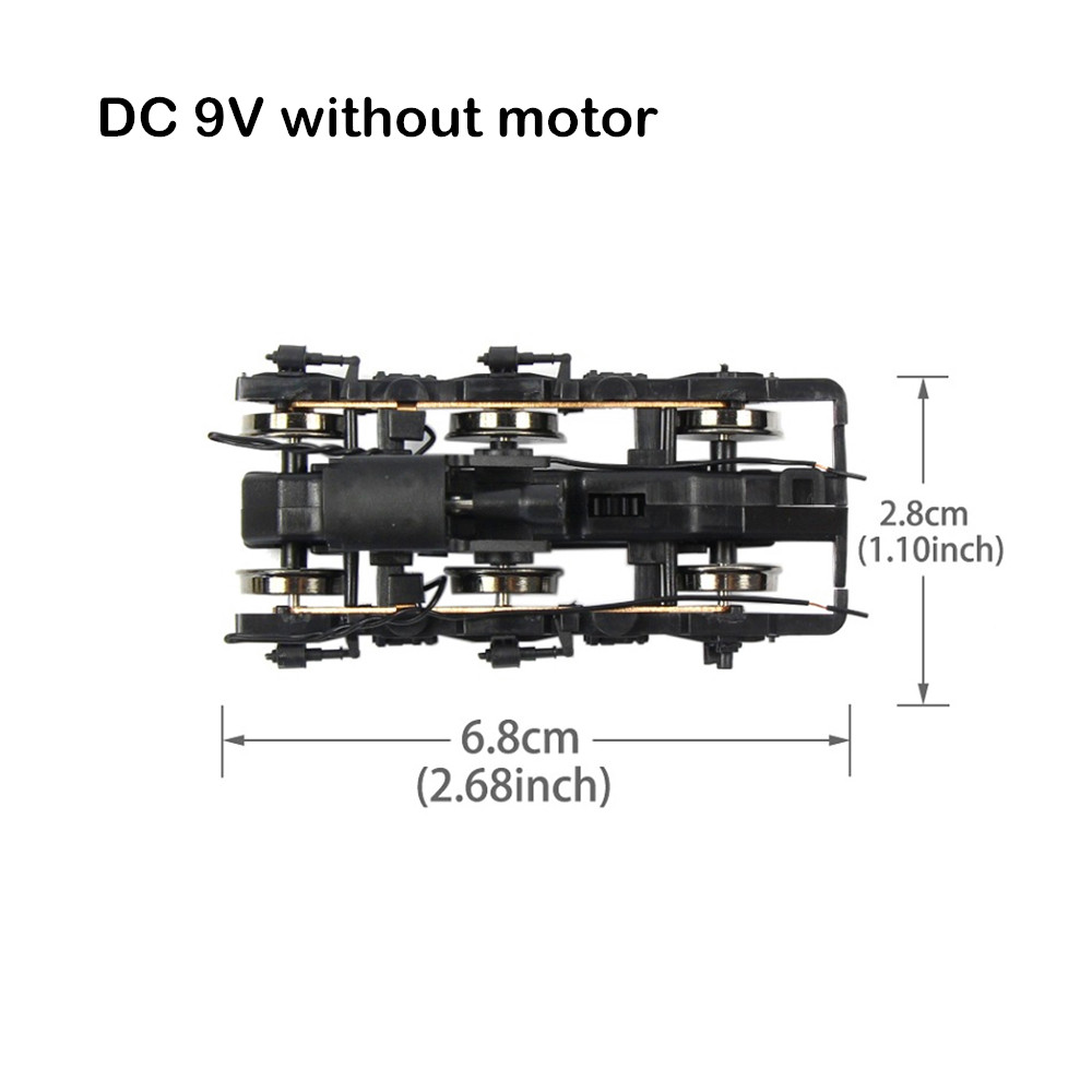 Model Train Powered Bogie Asse - Running Gear Railway recension och pris