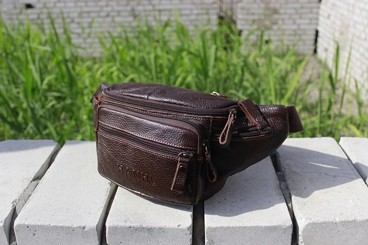 Genuine Cowhide Leather Waist  - Running Gear To Hold Phone recension och pris