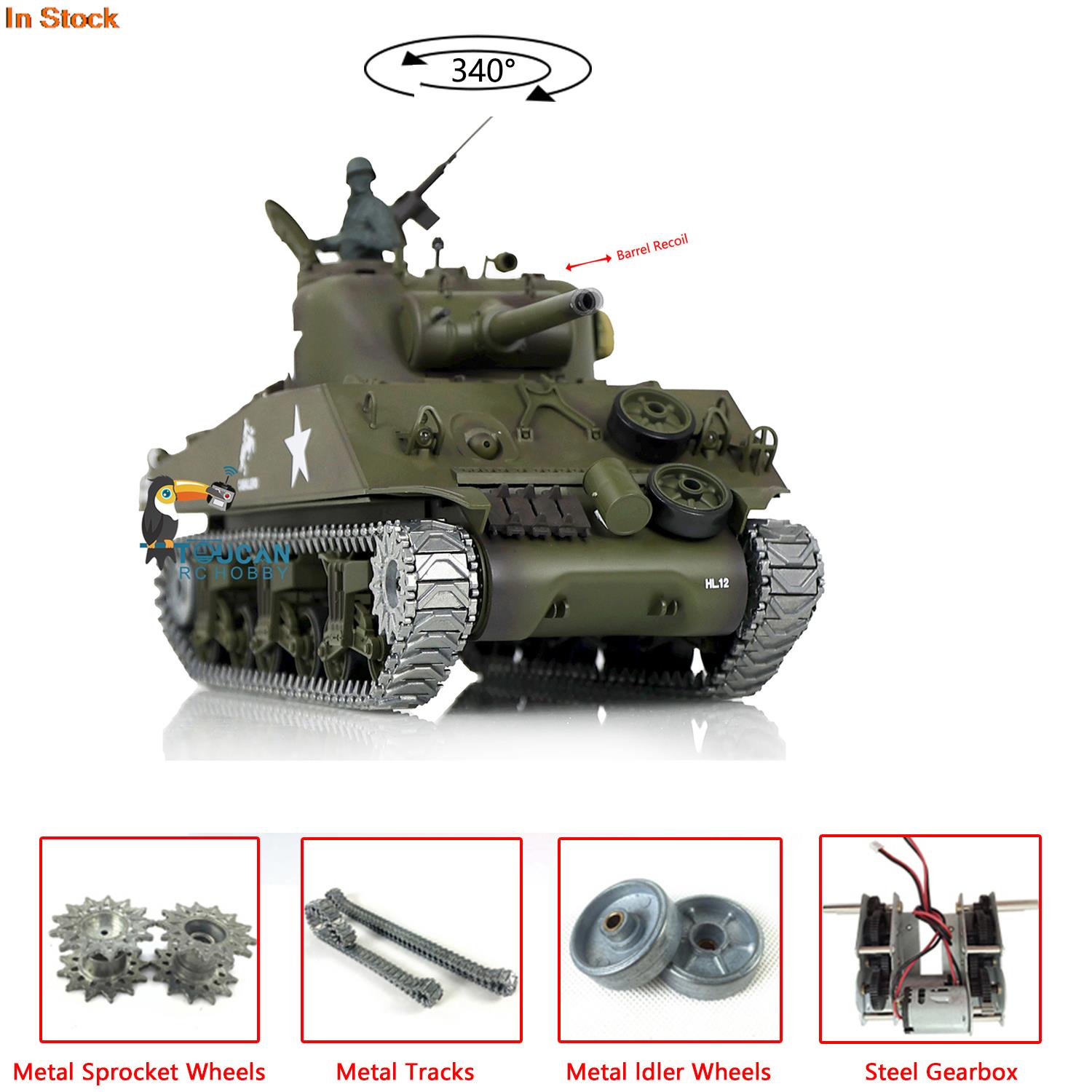 1/16 HENG LONG RC Tank 7.0 Upg - Running Gear Box recension och pris