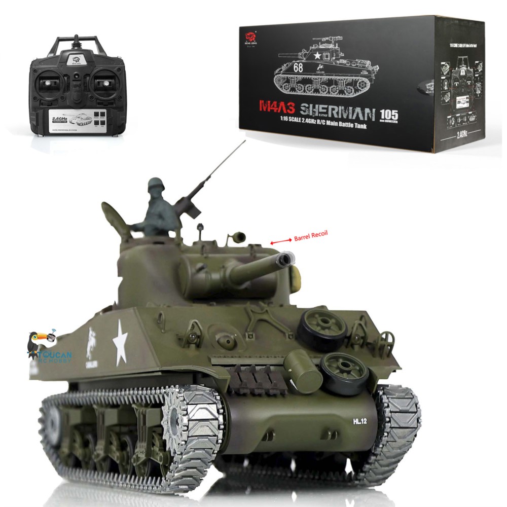 1/16 HENG LONG 7.0 RC Tank Mod - Running Gear Box recension och pris