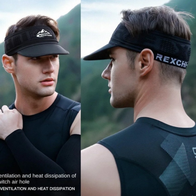 Summer Men Women Top Empty Spo - Running Cap Mesh recension och pris