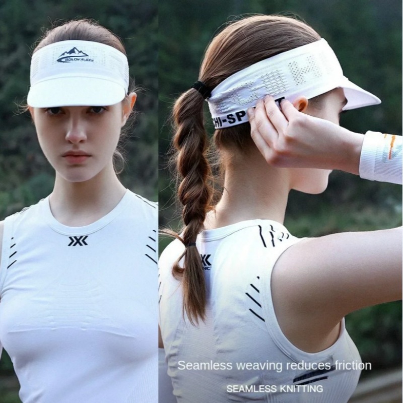 Summer Men Women Top Empty Spo - Running Cap Mesh recension och pris
