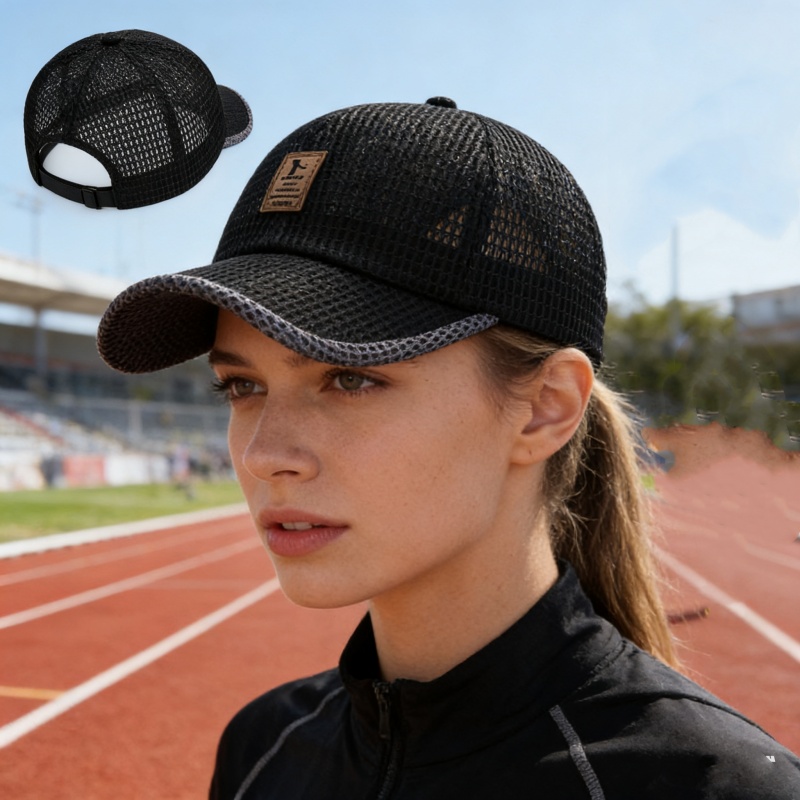 Letter Printed Quick Drying Ru - Running Cap Mesh recension och pris